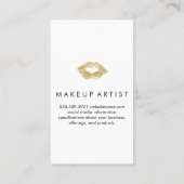 口紅とメイクアップ鏡 名刺 (裏面)