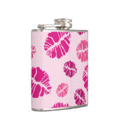 口紅のキスの形のプリントパターン フラスク (右)