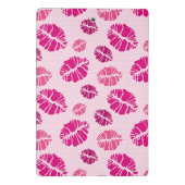 口紅のキスの形のプリントパターン ミニクリップボード (裏面)