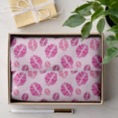 口紅のキスの形のプリントパターン 薄葉紙 (ギフト)