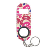 口紅のキスパターン キーホルダー栓抜き (裏面)