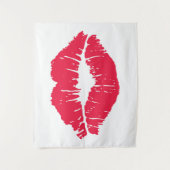 口紅のキス タペストリー (正面)