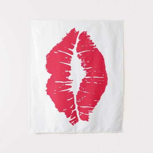 口紅のキス タペストリー (正面)