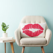 口紅のキス ランバークッション (椅子)
