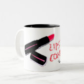口紅のコマンドのマグ ツートーンマグカップ (正面左)