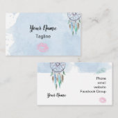 口紅のコンサルタントの名刺Boho Dreamcatch 名刺 (正面/裏面)