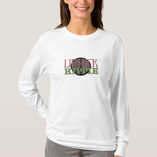 口紅のヒッピーのフード付 Tシャツ (正面)