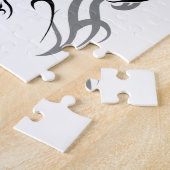 口紅のピンクの適当なひよこ ジグソーパズル (側面)