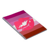 口紅のレズビアンのプライド ノートブック (右側)