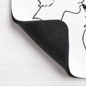 口紅のレズビアン マウスパッド (コーナー)