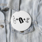 口紅のレズビアン 缶バッジ (インサイチュ)