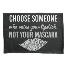 口紅の化粧の感動的な引用文の白黒