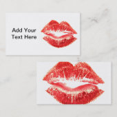 口紅の名刺 名刺 (正面/裏面)
