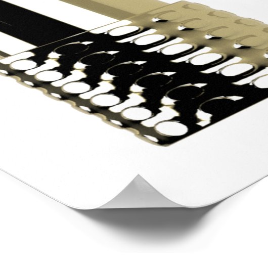 口紅の模様ピンクの赤いクロームの化粧品 ポスター (角)