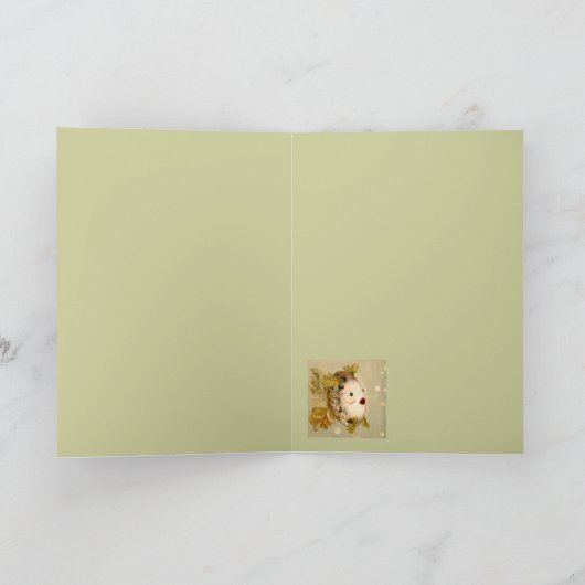 口紅の魚カード カード (内部)