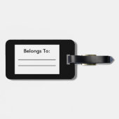 口紅の麻薬常習者の荷物のラベル ラゲッジタグ (裏面横)