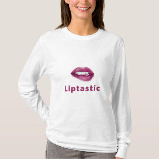 口紅の Tシャツ