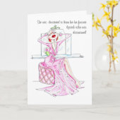 口紅は中断された友情カードです カード (黄色い花)