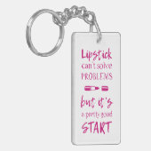 口紅は問題を解決できません キーホルダー (正面左)