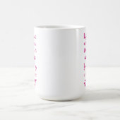 口紅は問題を解決できません コーヒーマグカップ (中央)