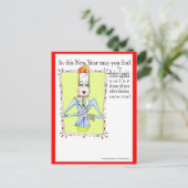 口紅は新年のご希望 シーズンポストカード (スタンド正面)