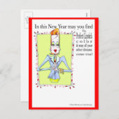 口紅は新年のご希望 シーズンポストカード (正面/裏面)