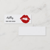 口紅は私をカードと電話します コーリングカード (正面/裏面)