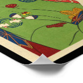 口紅を付けた女の子 ポスター (角)