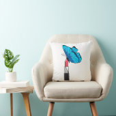 口紅を付けた蝶 クッション (椅子)