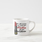 口紅を壊す人と一緒にいる エスプレッソカップ (右)