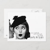 口紅を汚さない ポストカード (正面/裏面)