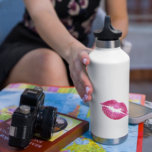 口紅エレガントキスピンクファッション唇メイクアップ シール