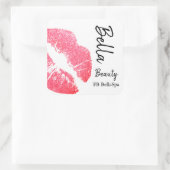 口紅キスピンクリップステインホワイト美しいスパ スクエアシール (バッグ)