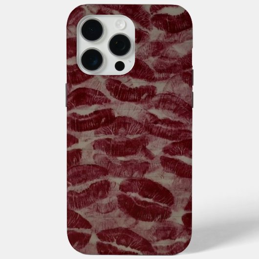 口紅キスプリント電話ケース Case-Mate iPhoneケース (裏面)