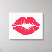 口紅キス キャンバスプリント (正面)