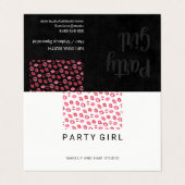 口紅キス/サロン 名刺 (外部フラット)