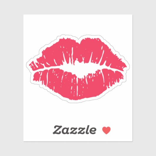 口紅キス シール (シート)