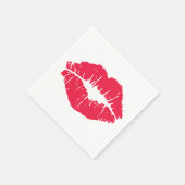 口紅キス スタンダードカクテルナプキン (角)
