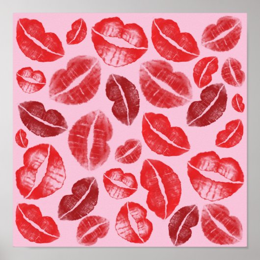 口紅キス ポスター (正面)