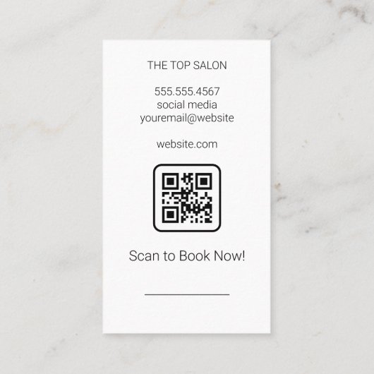 口紅キス |メイクアップツール 名刺 (裏面)