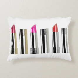 口紅クロムピンク赤の化粧料 アクセントクッション