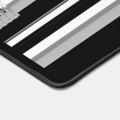 口紅コスメティック美しい赤ピンククローム デスクマット (コーナー)