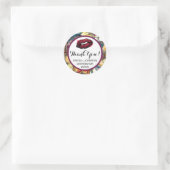 口紅ディストリビューターありがとうラベルキスシール ラウンドシール (バッグ)