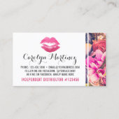 口紅ディストリビューターフローラキスリッププレーンバック 名刺 (正面)