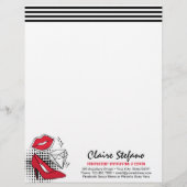 口紅ディストリビューターモダングラマー美しいキス レターヘッド (正面)