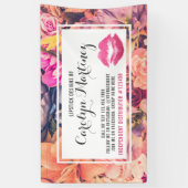 口紅ディストリビューターリップキストレードショー/パーティー 横断幕 (縦)