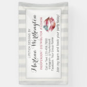 口紅ディストリビューターリップキストレードショー/パーティー 横断幕 (縦)