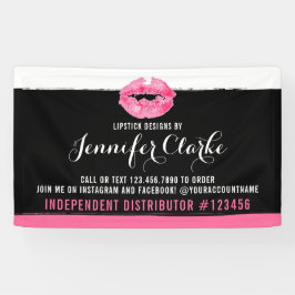 口紅ディストリビューターリップキストレードショー/パーティー 横断幕