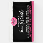 口紅ディストリビューターリップキストレードショー/パーティー 横断幕 (縦)