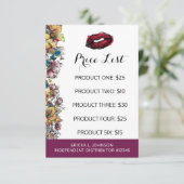 口紅ディストリビューター価格表ガイドシートキス (スタンド正面)